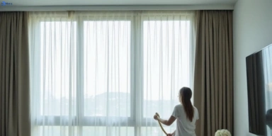 Delicate sheer drape cleaning indooroopilly Matty Curtain Cleaning