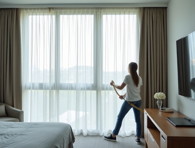 Indooroopilly Sheer Curtain Cleaning